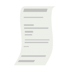 Recibo de entrega do evento