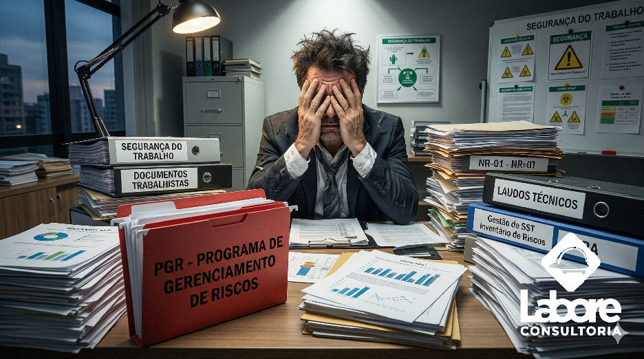 documento que não conversa com a prática risco trabalhista PGR

